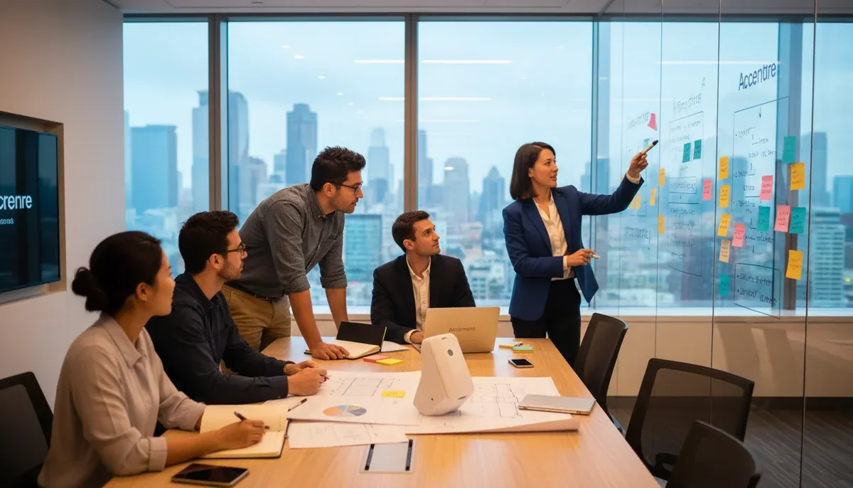 액센추어 실적 호조 — AI 컨설팅·클라우드 전환 수요 급증